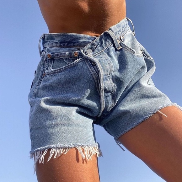 Levi's Pants - Vintage Reconstructed 1 of a kind Cross Over Short